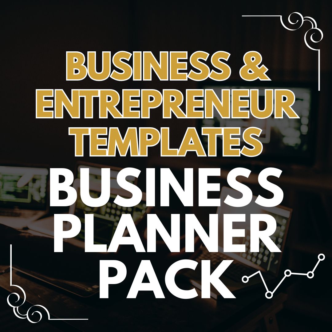 Business & Entrepreneur Templates Business Planner Pack